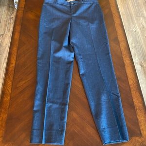 Size 0 Blue ankle length trousers